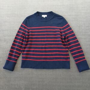 La Ligne Navy and Red Striped Sweater